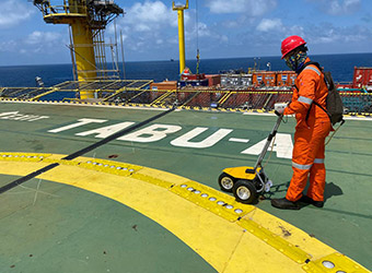 Helideck Friction Test