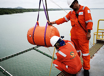 Helideck Perimeter Safety Net Drop Testing